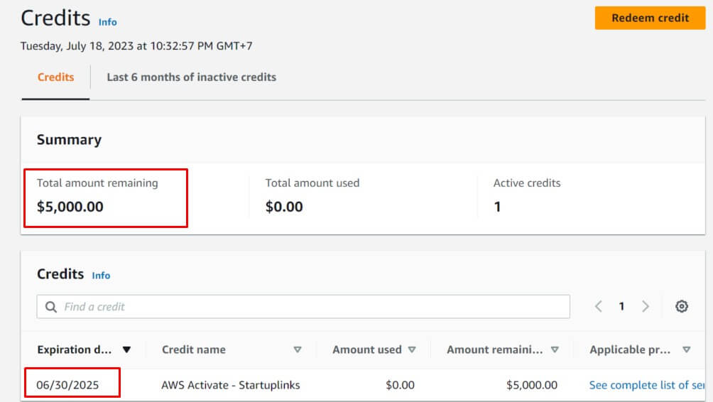 Buy AWS Accounts With 5K Credits