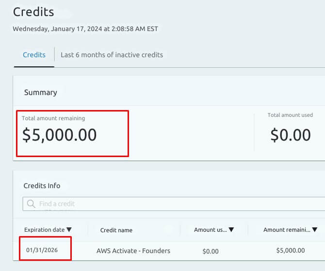 Buy AWS Accounts With 5K Credits